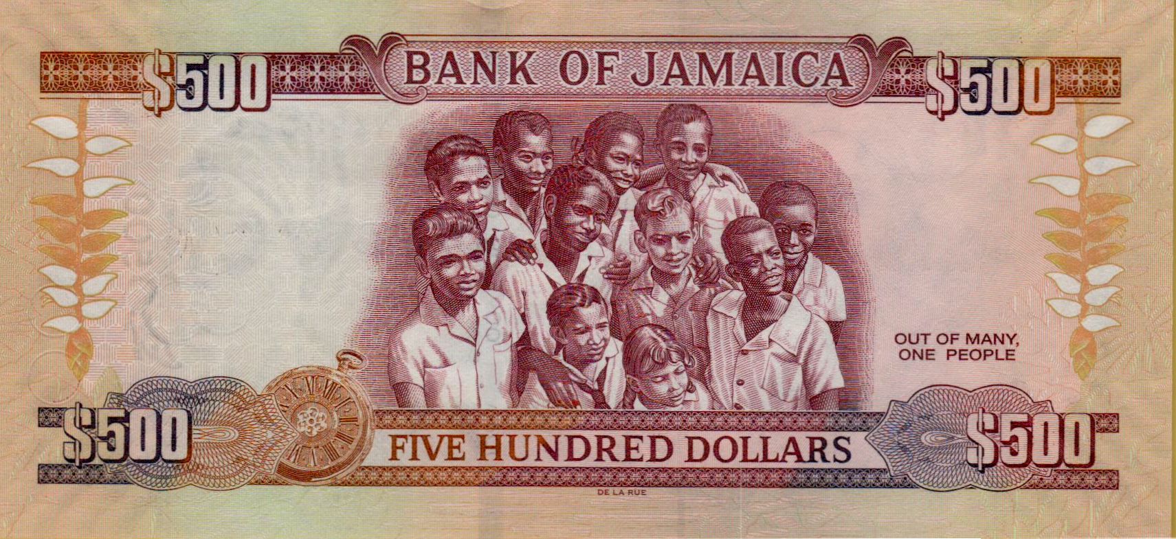 Jamaica 500 2012 UNC P-91